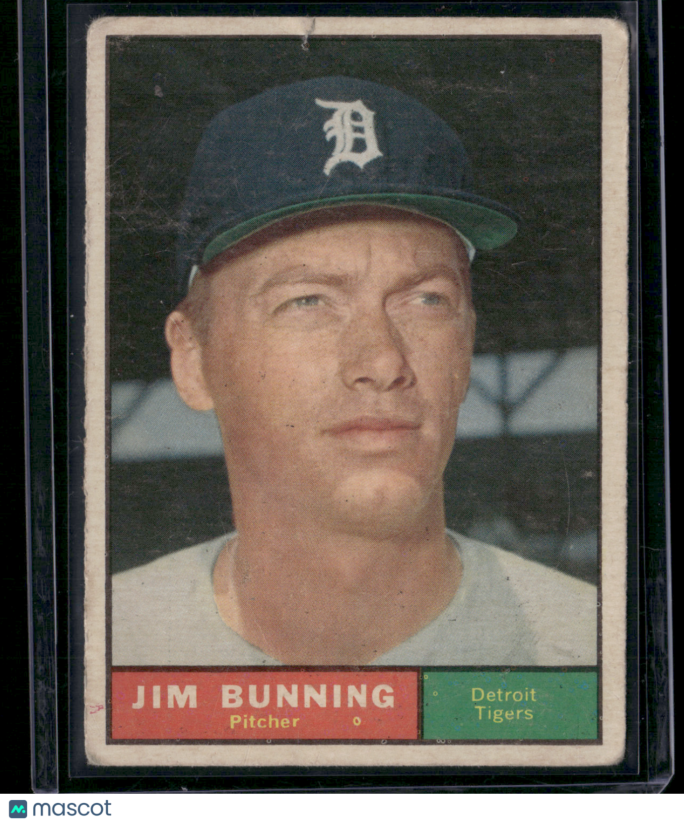 1961 Topps JIM BUNNING #490 Slight Tear (Poor)