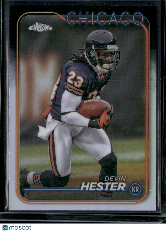 2024 Chrome DEVIN HESTER #17 Rainbow Refractor (NM)