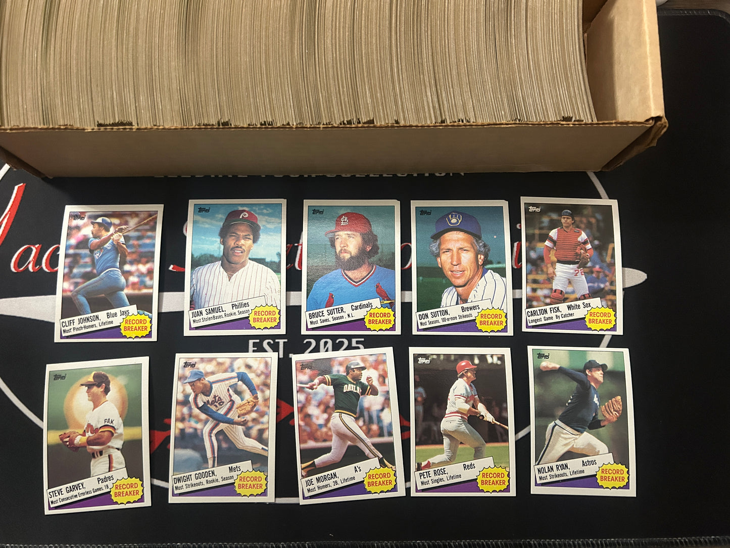 1985 Topps NEAR COMPLETE SET 765/792 Cards (EX)