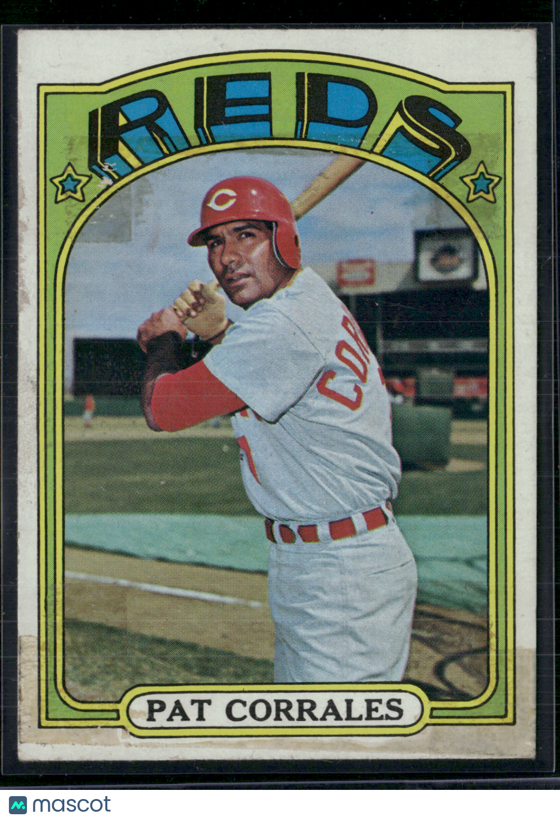 1972 Topps PAT CORRALES #705 Tape Residue (Good)