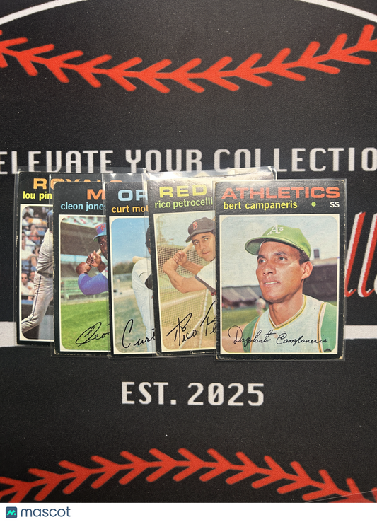 1971 Topps - 5 CARDLOT (VG)