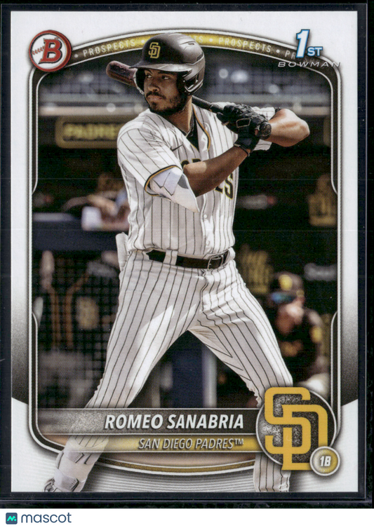 2025 Bowman ROMEO SANABRIA #BP-3 1st Bowman