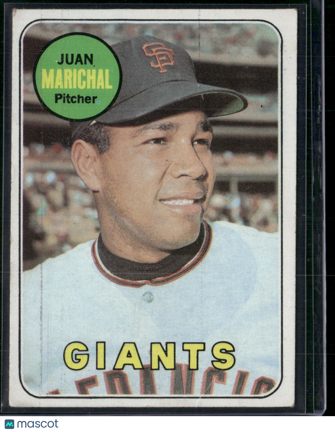 1969 Topps JUAN MARICHAL #370 Print Lines Light Wrinkle (VG/EX-EX)