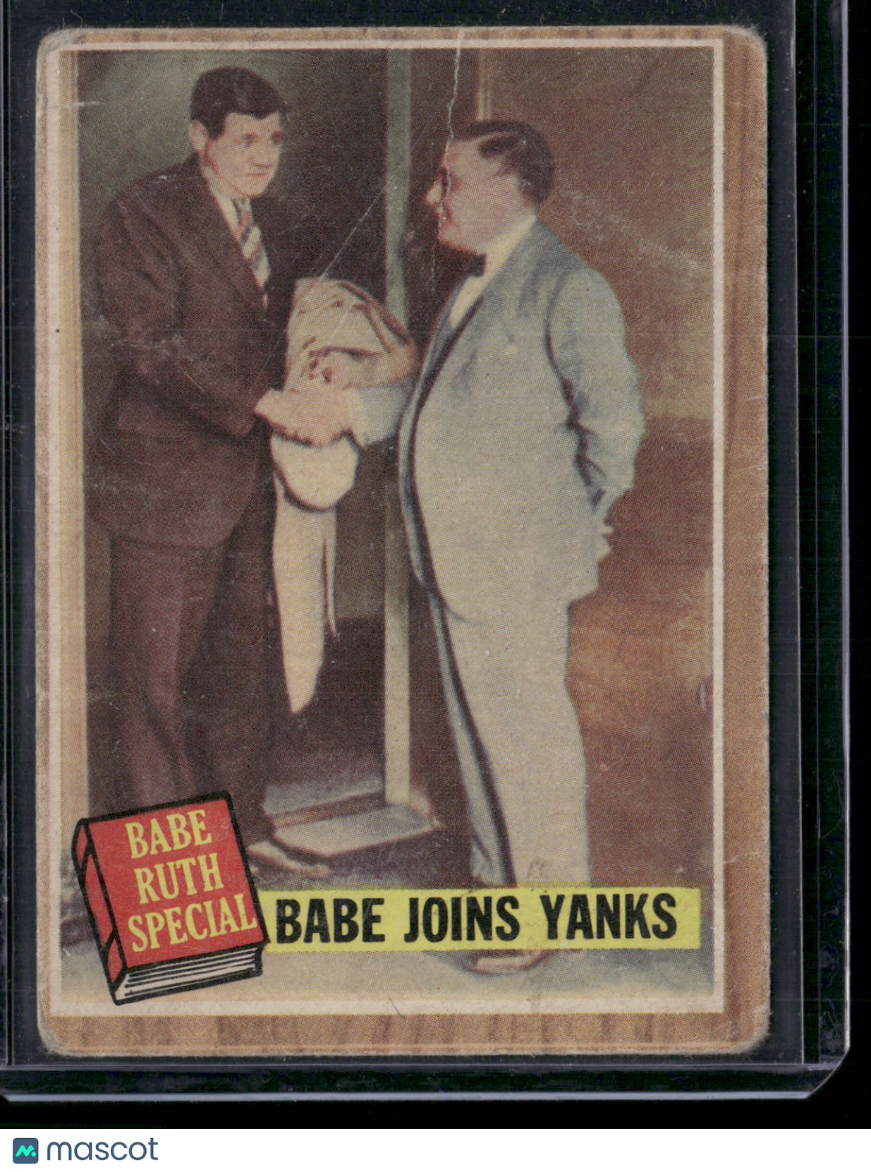 1962 Topps BABE RUTH #136 Babe Joins Yanks (Fair)