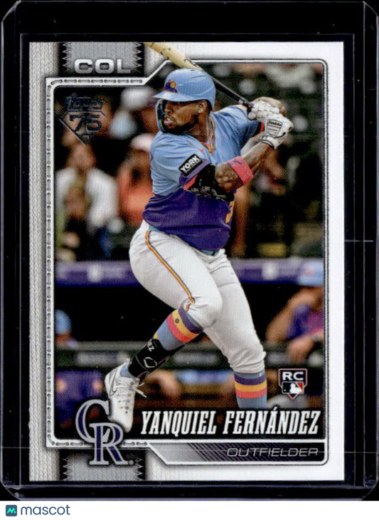 2026 Topps Series 1 YANQUIEL FERNANDEZ #116 Rookie RC