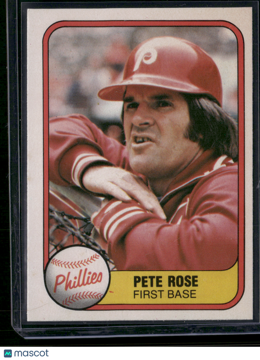 1981 Fleer PETE ROSE #1 (EX/MT)
