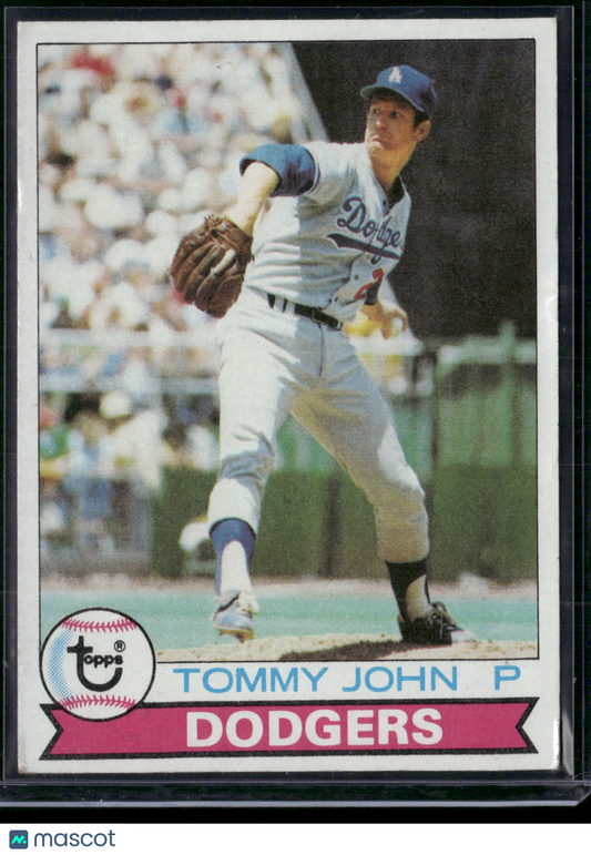 1979 Topps TOMMY JOHN #255 Edge Crush (VG)