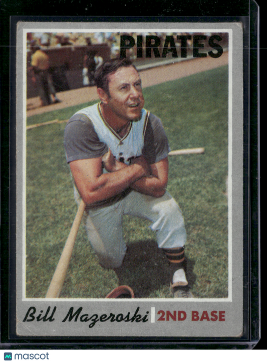 1970 Topps BILL MAZEROSKI #440 Light Wrinkles (Good)