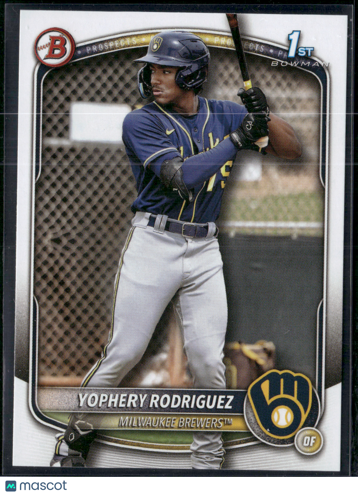 2025 Bowman YOPHERY RODRIGUEZ #BP-36 1st Bowman