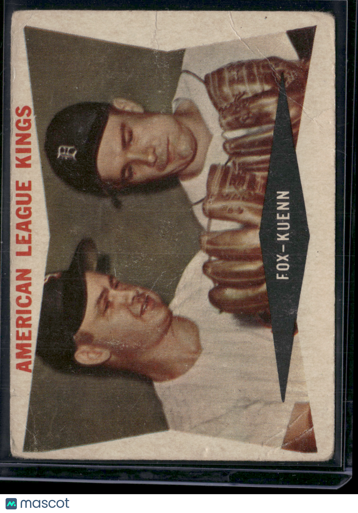 1960 Topps NELLIE FOX/HARVEY KUENN #429 American League Kings Indents (Good-VG)