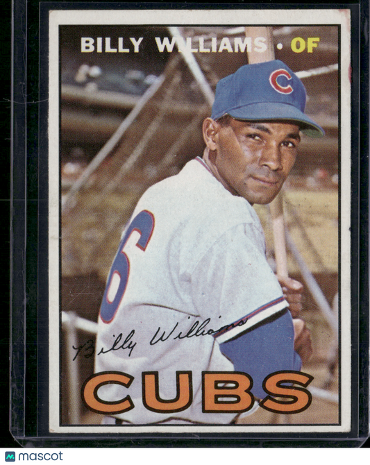 1967 Topps BILLY WILLIAMS #315 Paper Loss on Back (Fair)