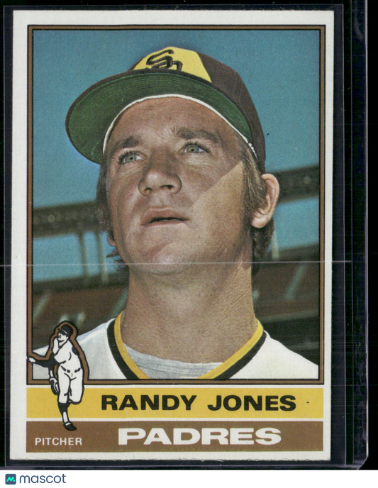1976 Topps RANDY JONES #310 Rough Edge Cut (EX)