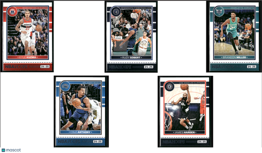 2024 NBA Hoops 5 ~ CARDLOT Kyle Kuzma/James Harden (NM)