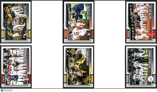 2026 Topps TEAM CARD 6 ~ CARDLOT Athletics/Dodgers (NM)