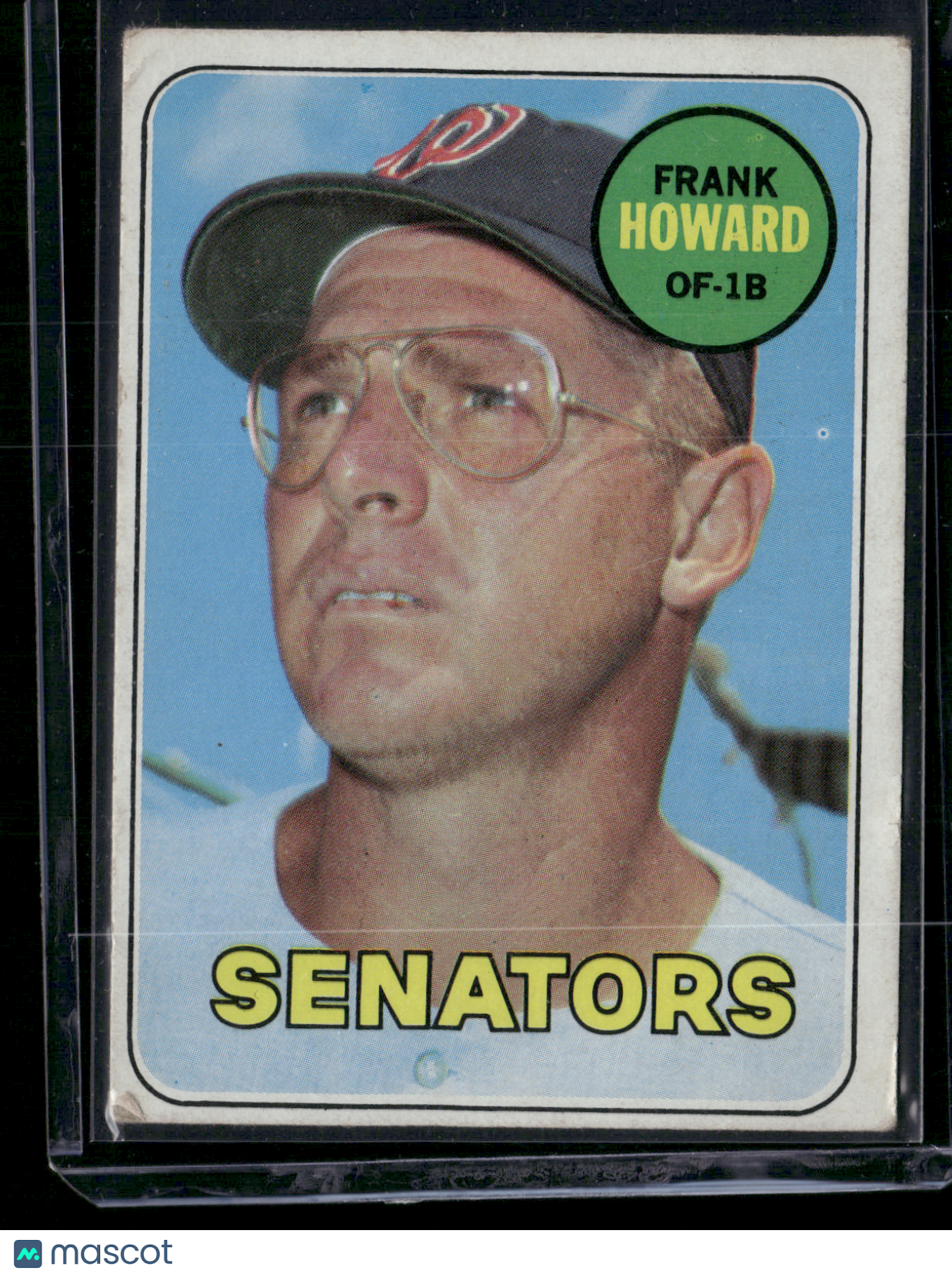1969 Topps FRANK HOWARD #170 Crease