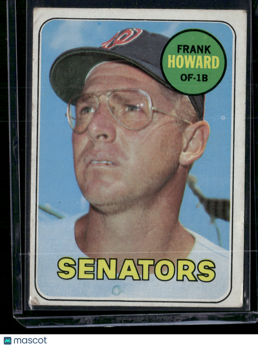 1969 Topps FRANK HOWARD #170 Crease