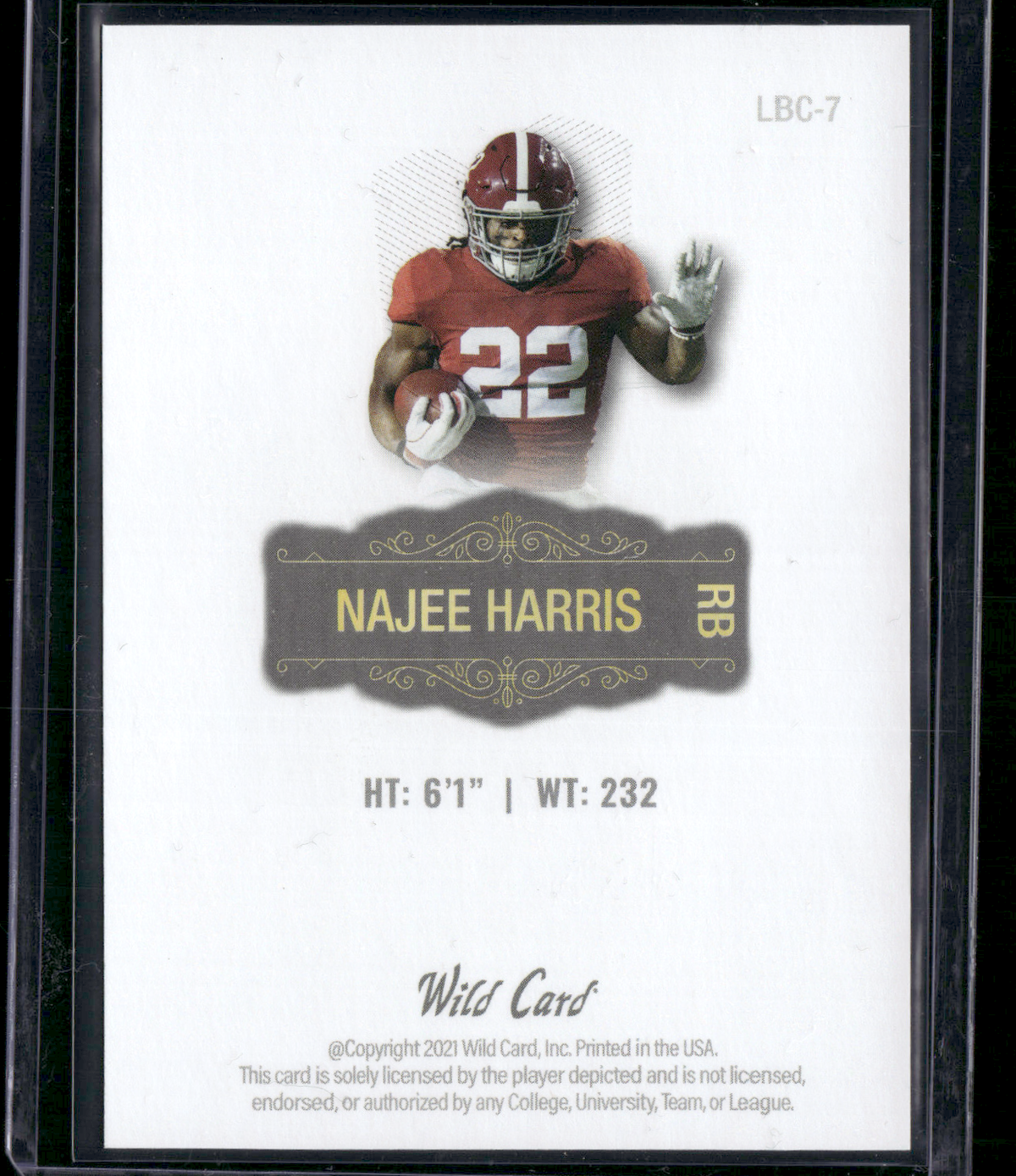 2022 Matte NAJEE HARRIS #LBC-7 (NM)