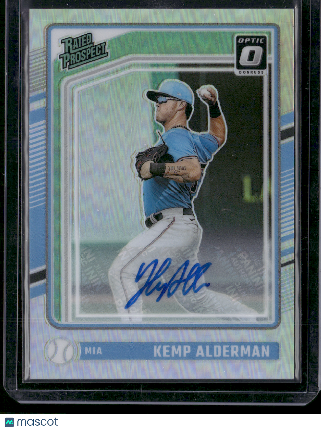 2024 Donruss Optic KEMP ALDERMAN #140 Holofoil Auto (NM)