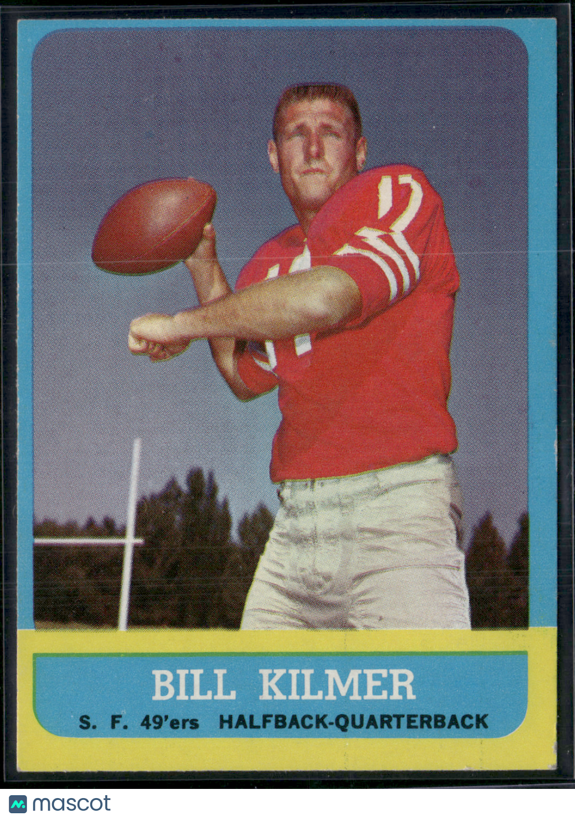 1963 Topps BILL KILMER #136 Slight Edge Chip (EX)