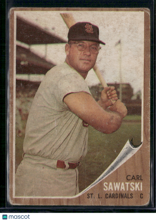 1962 Topps CARL SAWATSKI #106