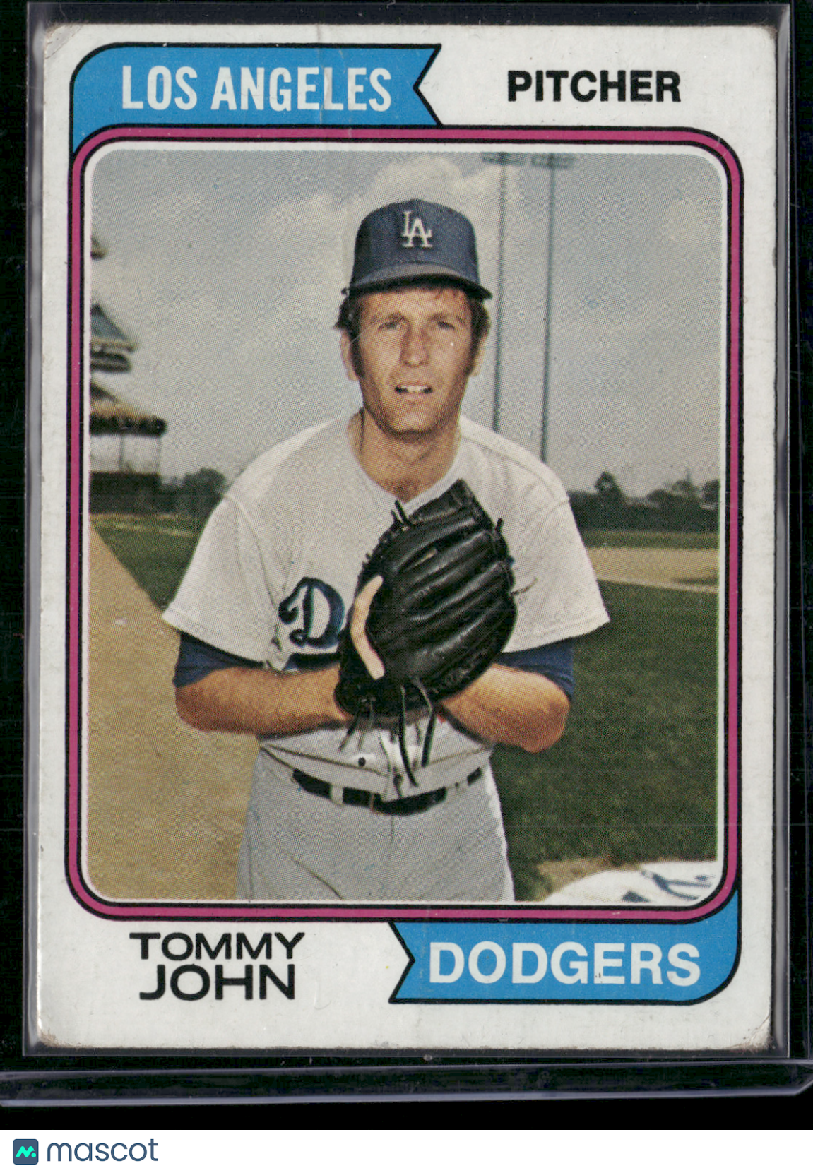 1974 Topps TOMMY JOHN #451 Light Wrinkles (VG)