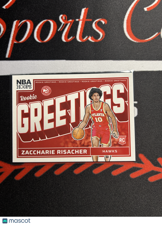 2024 NBA Hoops ZACCHARIE RISACHER #15 Rookie Greetings