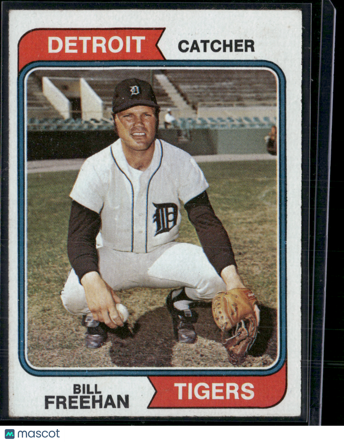 1974 Topps BILL FREEHAN #162 Light Stain on Back (VG/EX-EX)