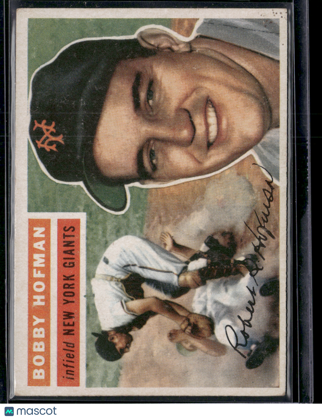 1956 Topps BOBBY HOFMAN #28