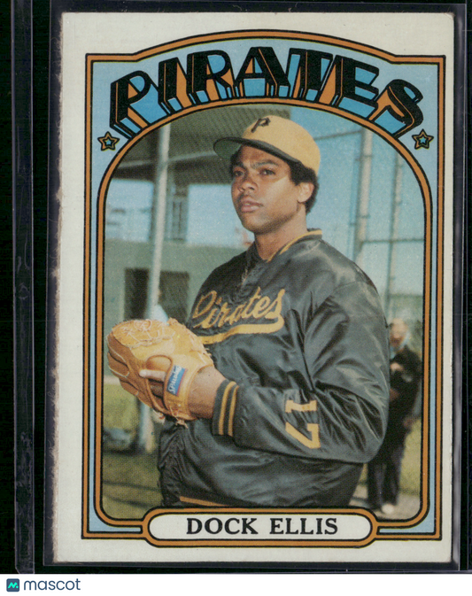 1972 Topps DOCK ELLIS #179 Miscut (VG)