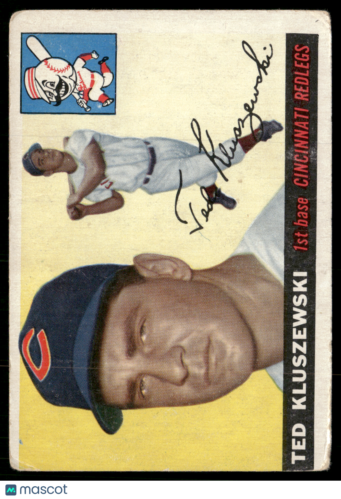 1955 Topps TED KLUSZEWSKI #120 Wrinkles (Good)