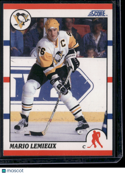 1990 Score MARIO LEMIEUX #2 (EX-EX/MT)