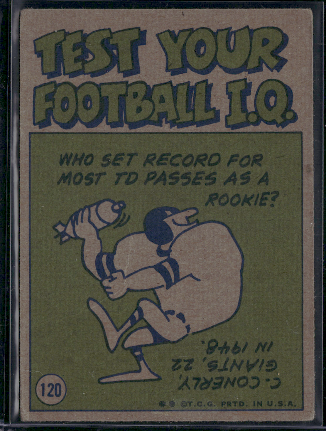 1972 Topps TERRY BRADSHAW #120 Pro Action (VG)