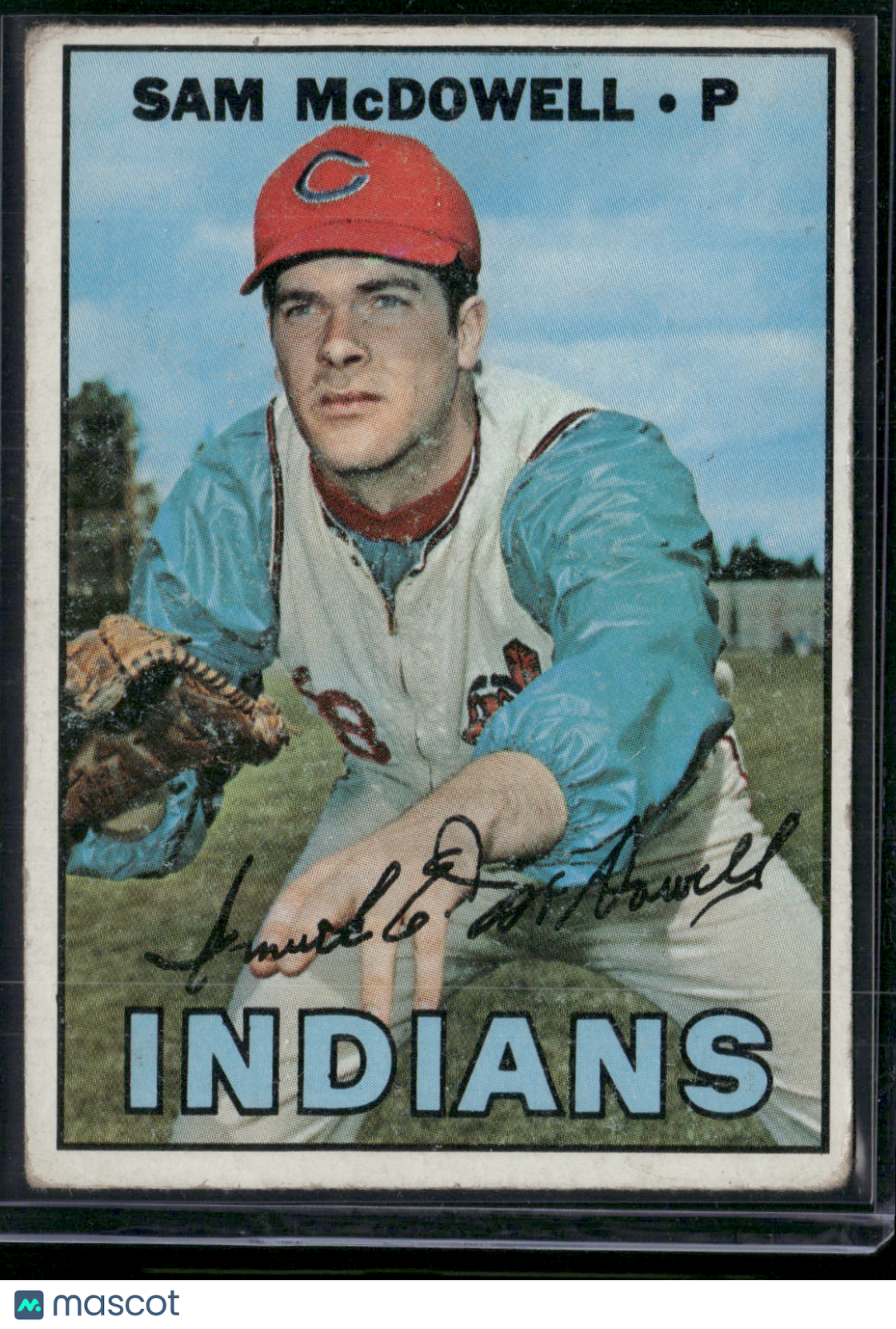 1967 Topps SAM MCDOWELL #295 (VG-VG/EX)