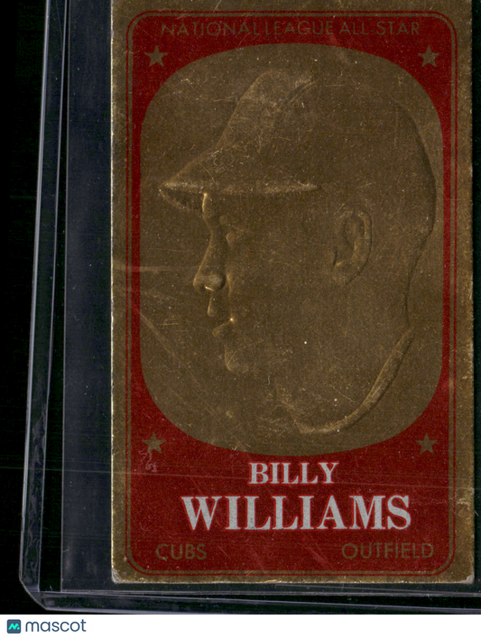 1965 Embossed BILLY WILLIAMS #40 Staining on back Toning (Good)