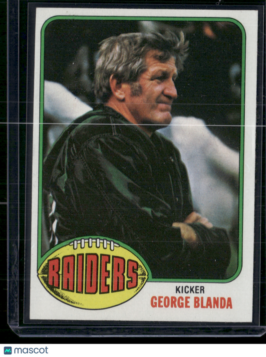 1976 Topps GEORGE BLANDA #355 (EX/MT)