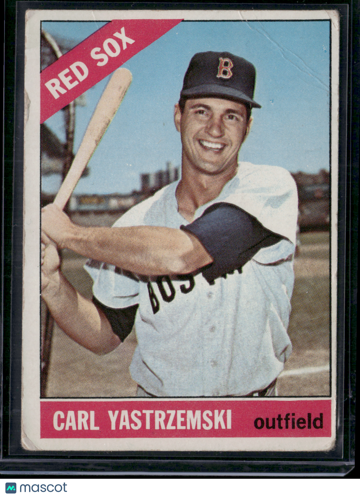 1966 Topps CARL YASTRZEMSKI #70 Crease (Good)