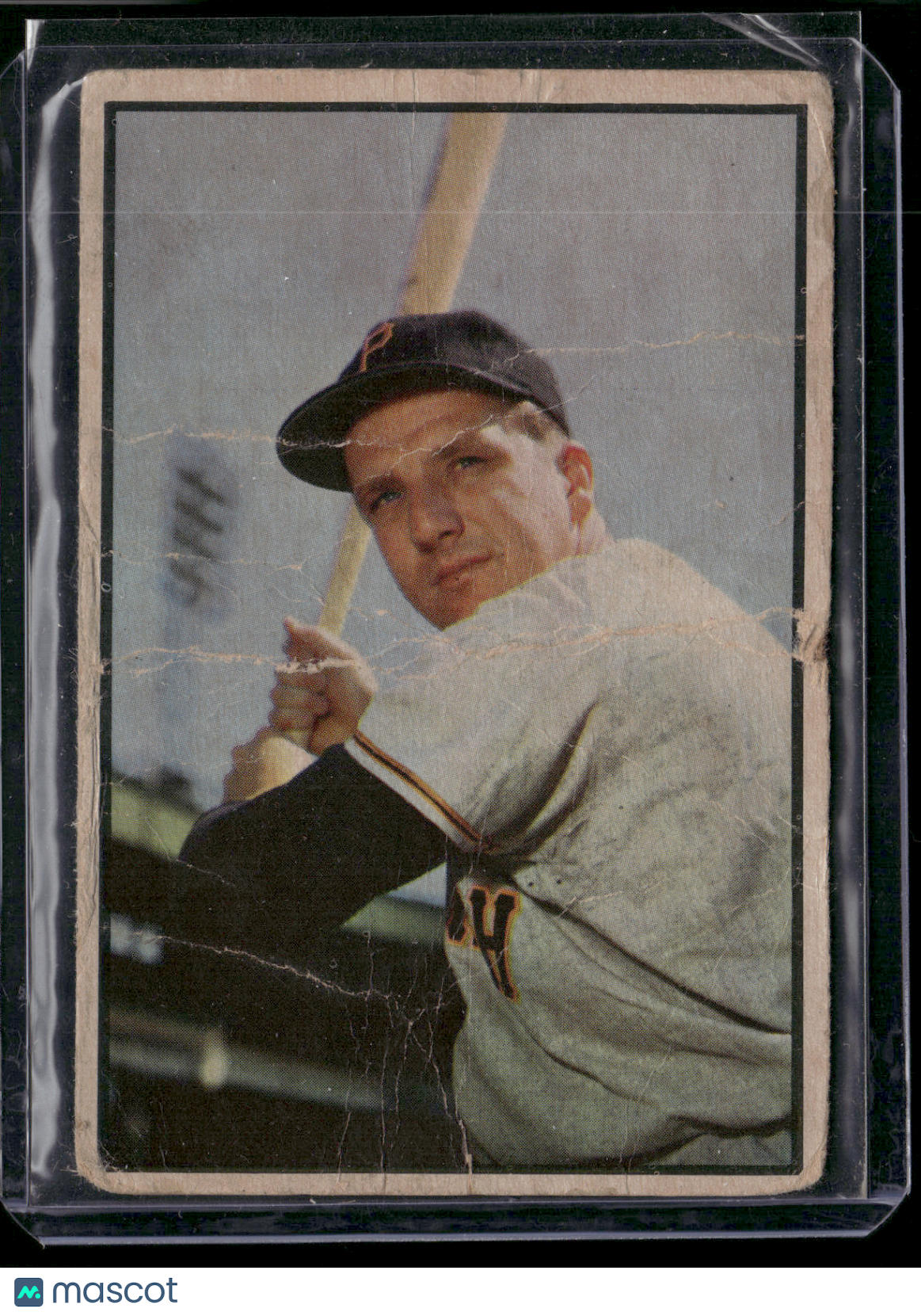 1953 Bowman RALPH KINER #80 (Poor)