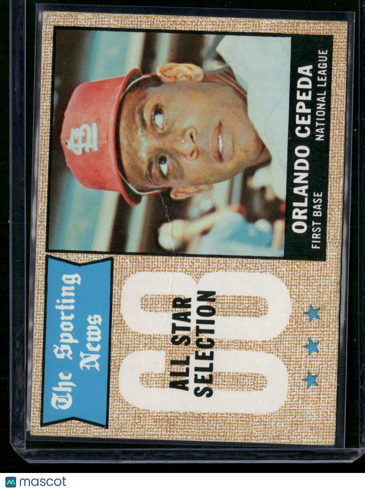 1968 Topps ORLANDO CEPEDA #362 Wrinkles (Good)