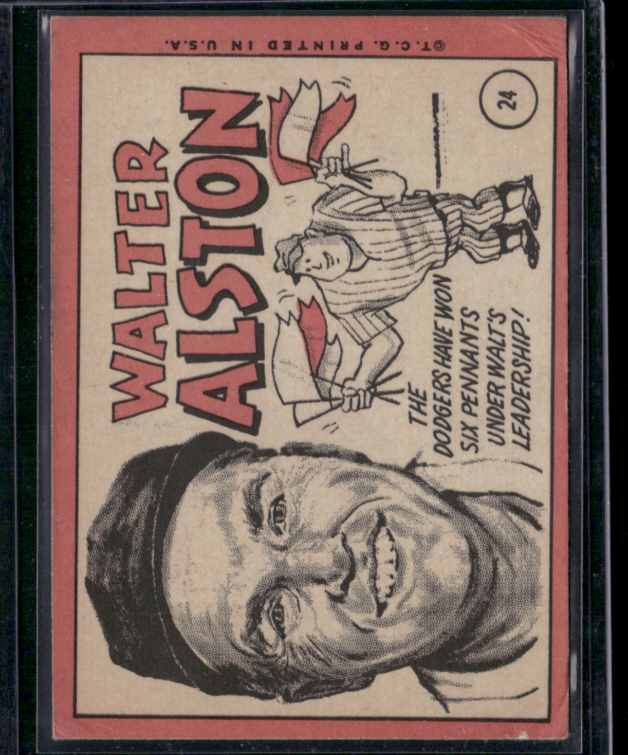 1969 Topps WALT ALSTON #24