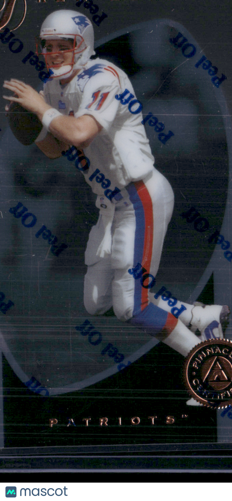 1997 Certified DREW BLEDSOE #7 Peel off protector (NM)