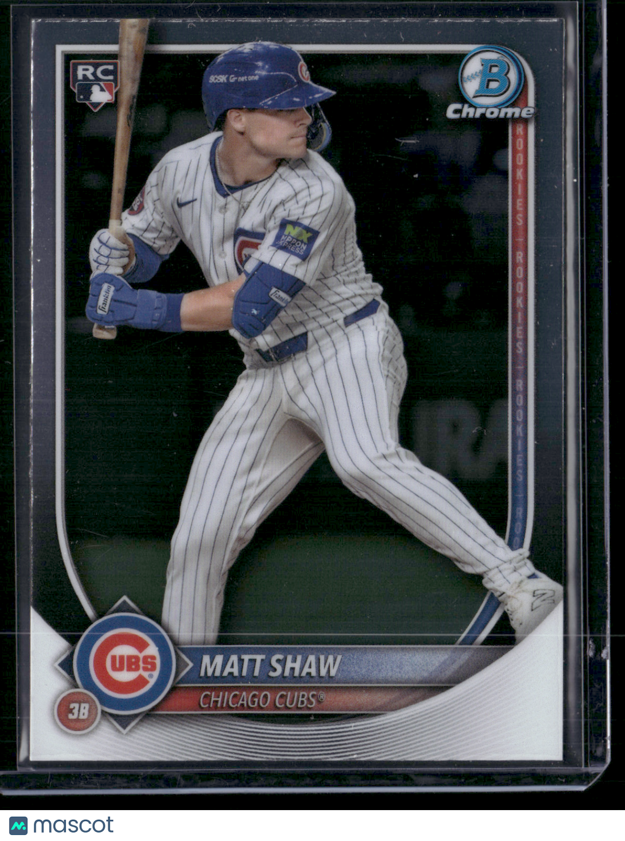 2025 Chrome MATT SHAW #46 Rookie RC (NM)