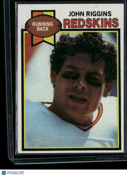 1979 Topps JOHN RIGGINS #10 Color Loss (VG)