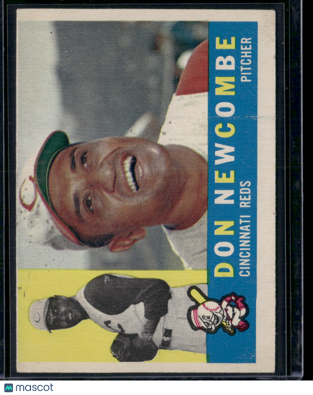 1960 Topps DON NEWCOMBE #345