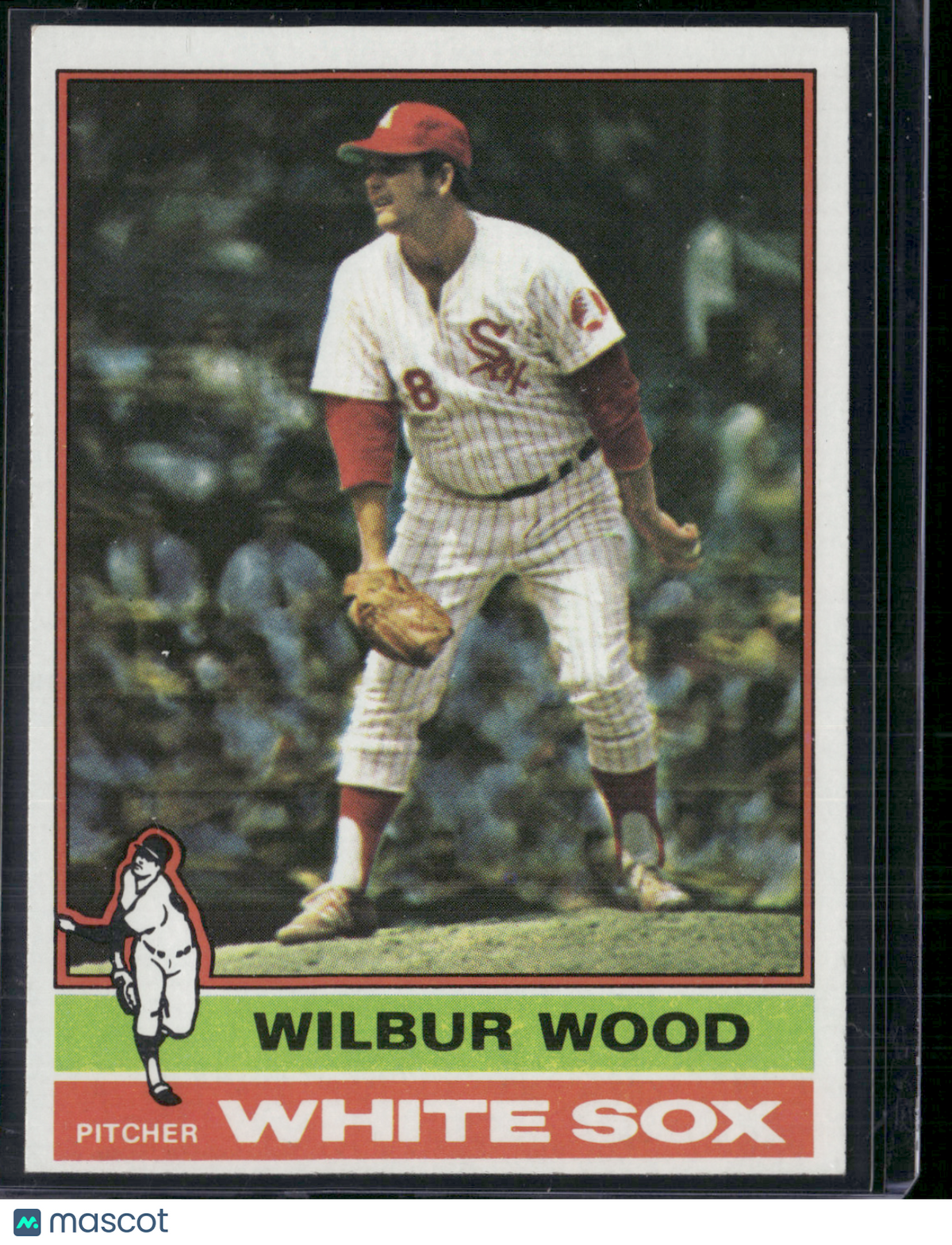 1976 Topps WILBUR WOOD #368 (EX/MT-NM)