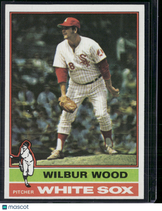 1976 Topps WILBUR WOOD #368 (EX/MT-NM)
