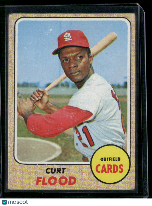 1968 Topps CURT FLOOD #180