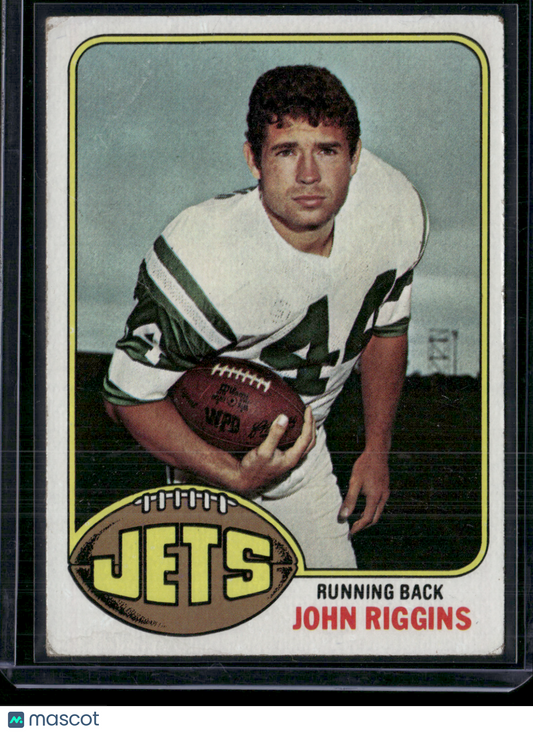 1976 Topps JOHN RIGGINS #305 Corner Crease (VG)