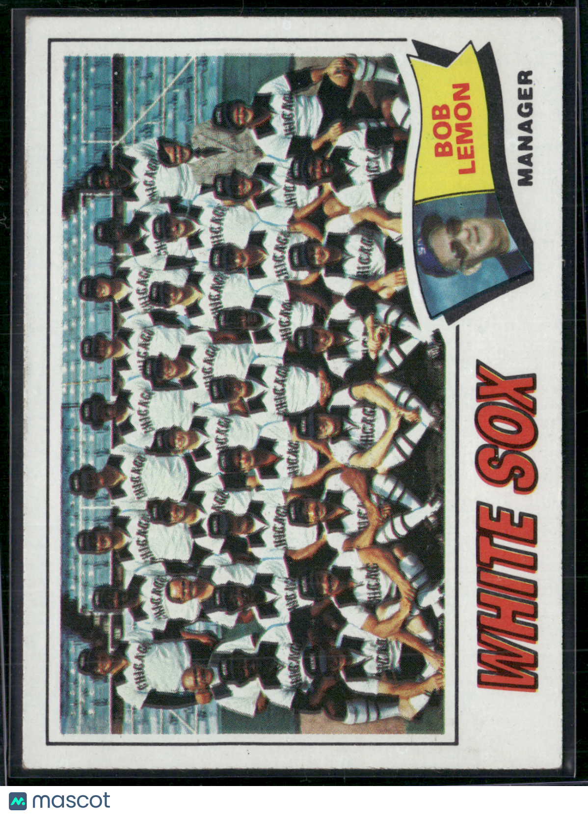 1977 Topps CHICAGO WHITE SOX #418 (EX-EX/MT)