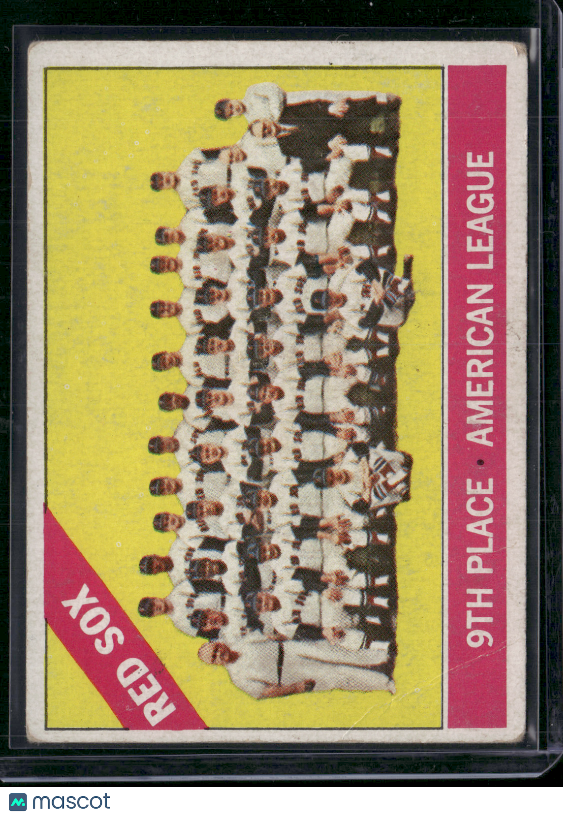 1966 Topps BOSTON RED SOX #259 Wrinkles (VG)