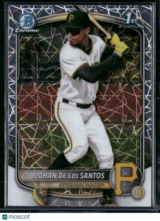 2025 Bowman Chrome JOHAN DE LOS SANTOS #BCP-163 1st Bowman Geometric